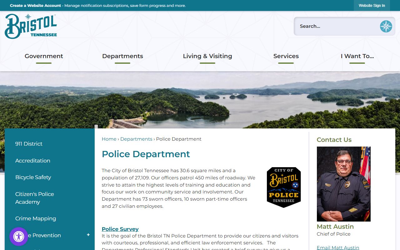 Bristol police blotter police department page