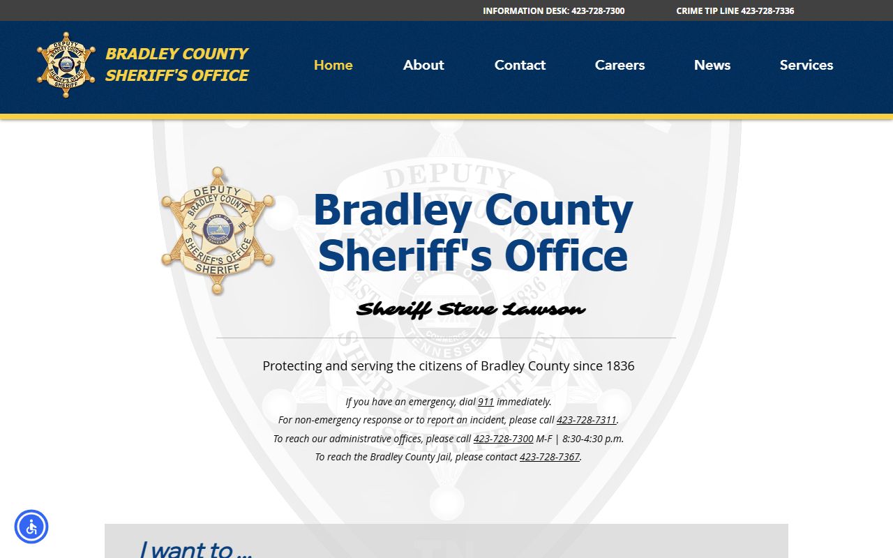 Bradley County police blotter sheriff office resource