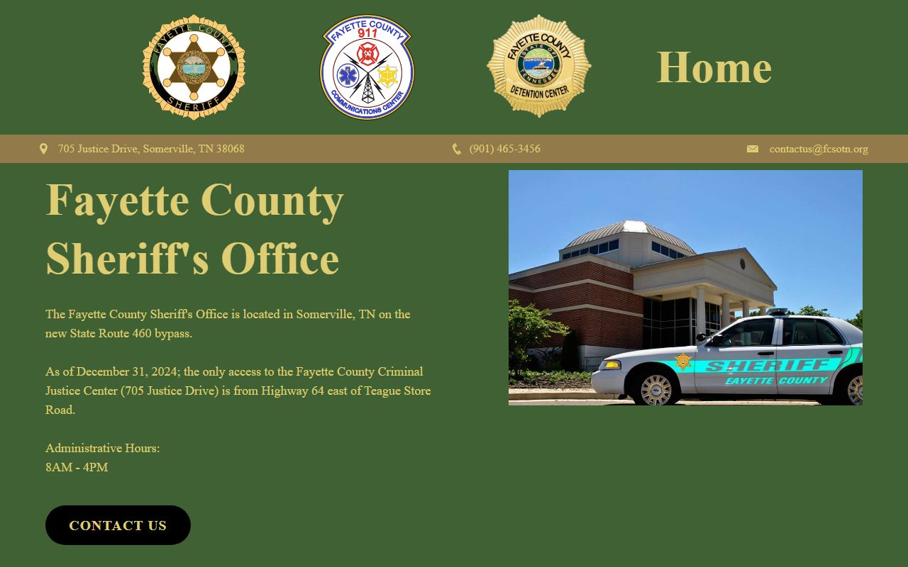 Fayette County police blotter sheriff office page
