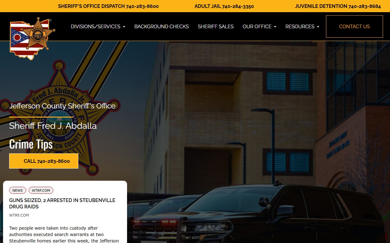 Jefferson County Police Blotter sheriff office resource