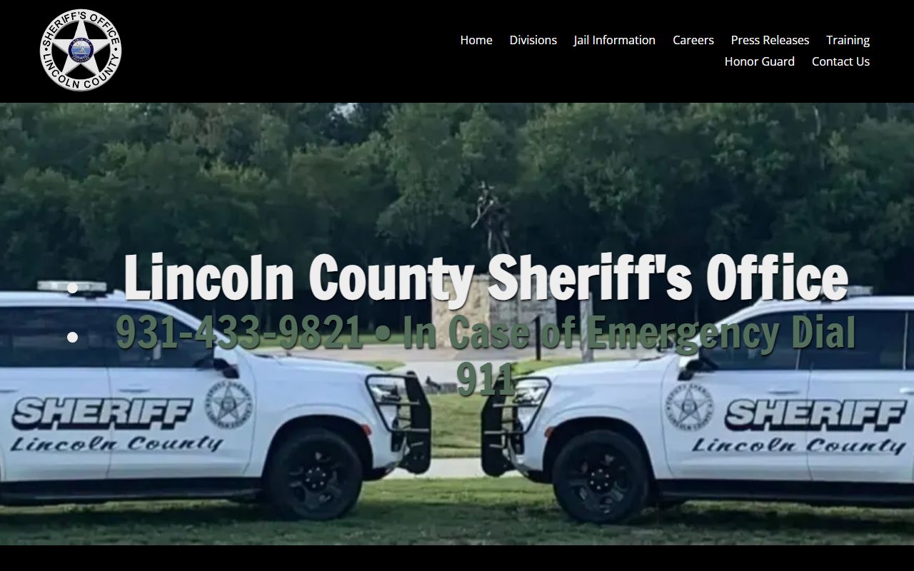Lincoln County Police Blotter sheriff office page