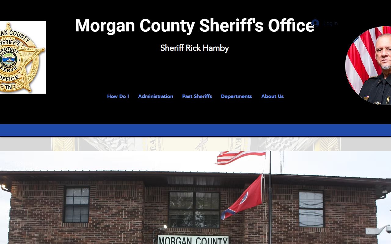 Morgan County Police Blotter sheriff office page