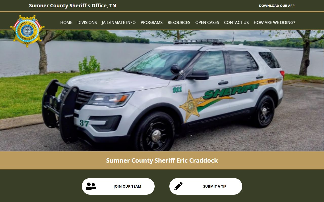 Sumner County police blotter sheriff office website